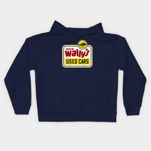 Weird Wally's Used Cars - Lincoln, Nebraska Kids Hoodie